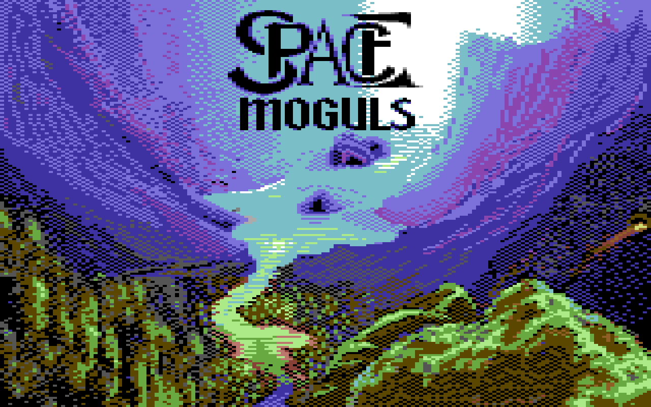 Space Moguls title screen
